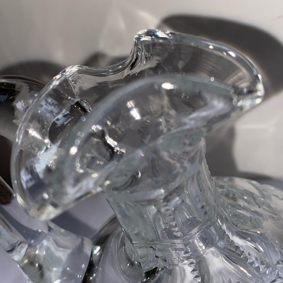 Cut crystal glass cruet. Beautiful. Mint condition. - Picture 11 of 12